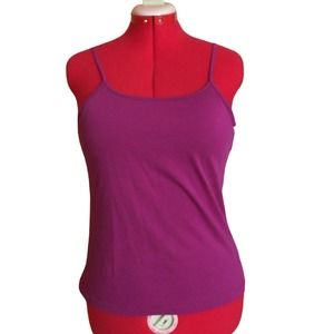 Sonoma Women Crimson Summer Cotton Tank Top Sz L